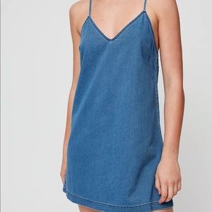 Aritzia Wilfred Free Vivienne Denim Dress sz M